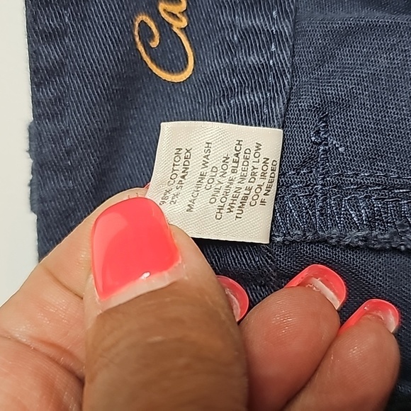 Loft Catalina Capris Marissa Fit. Navy Sz 8 - Picture 8 of 12